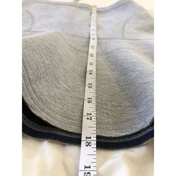 J. Crew Neoprene Surf Skirt Women's S Light Grey Flared Hem Preppy Office Siren - Picture 11 of 11